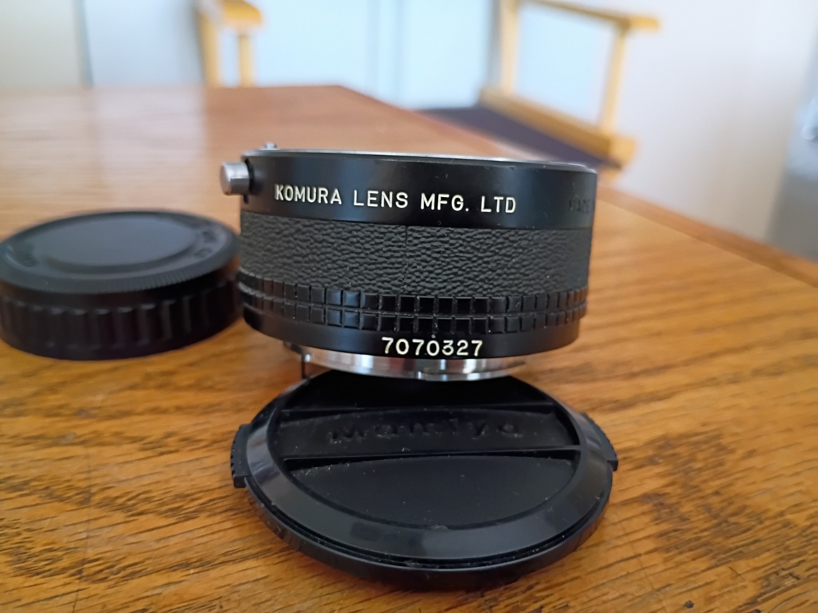Komura Lens Telemore95 II 7.K.M.C camera adapter for P, K with caps