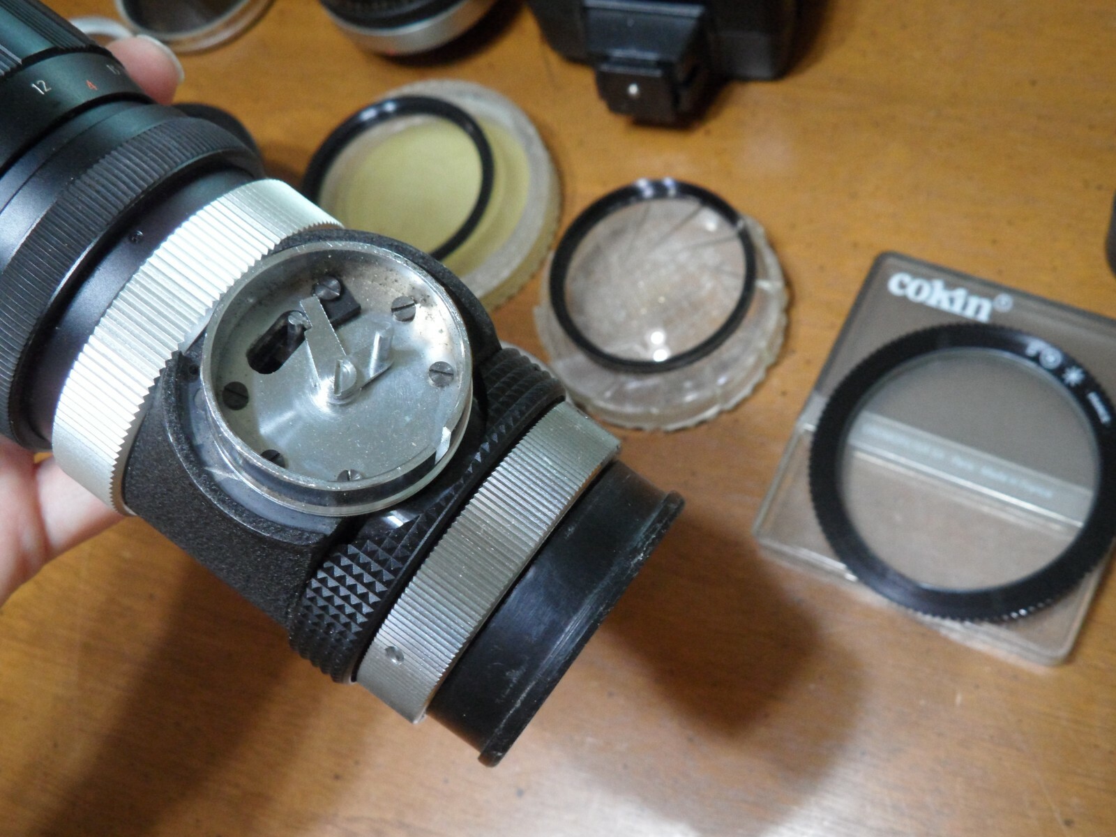 Camera Lot of Miscellaneous Lens Extenders Flash Devices SOLD AS IS Kodak Opteka