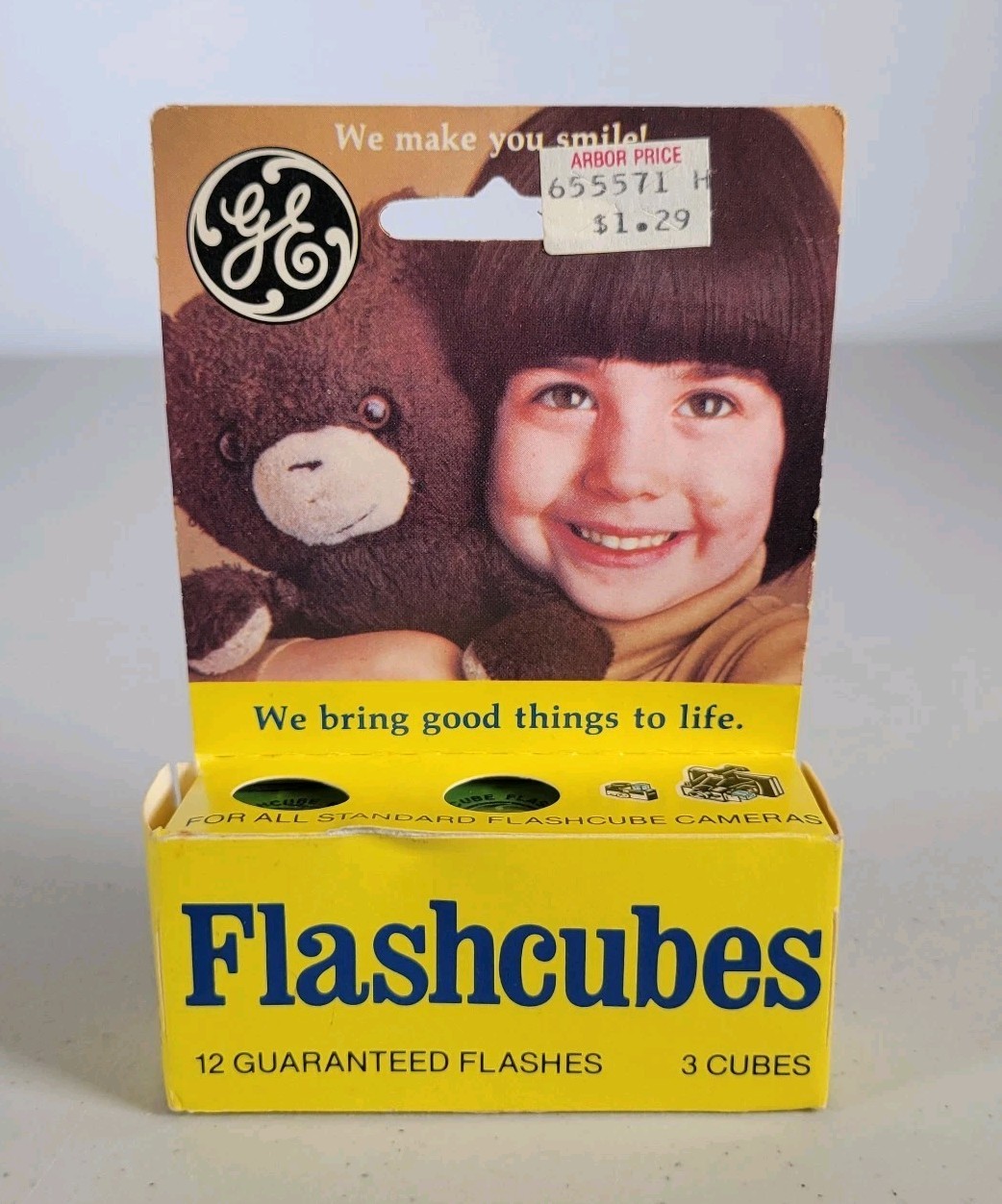 Vintage GE Flashcubes Set Of 3 Cubes in Original Box New Old Stock