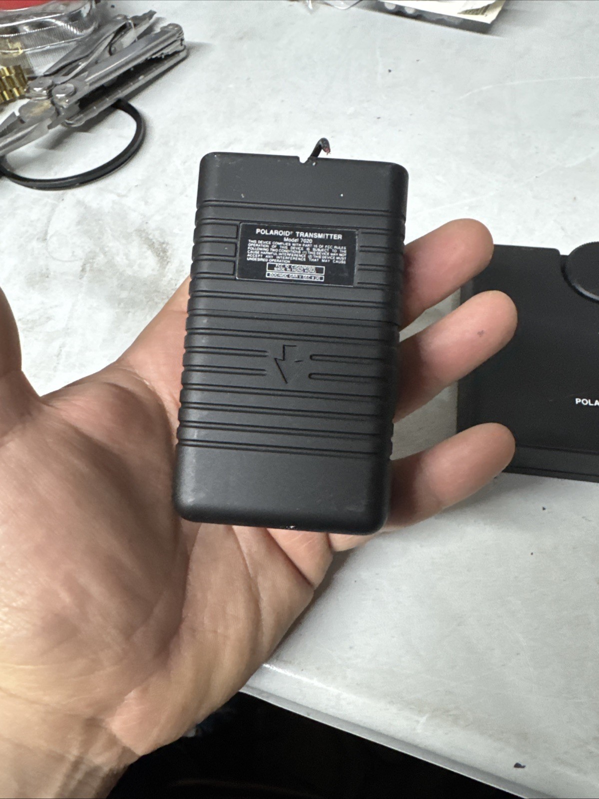 Polaroid Spectra System Remote Control 7030 Receiver, 7020 Transmitter w/ Case