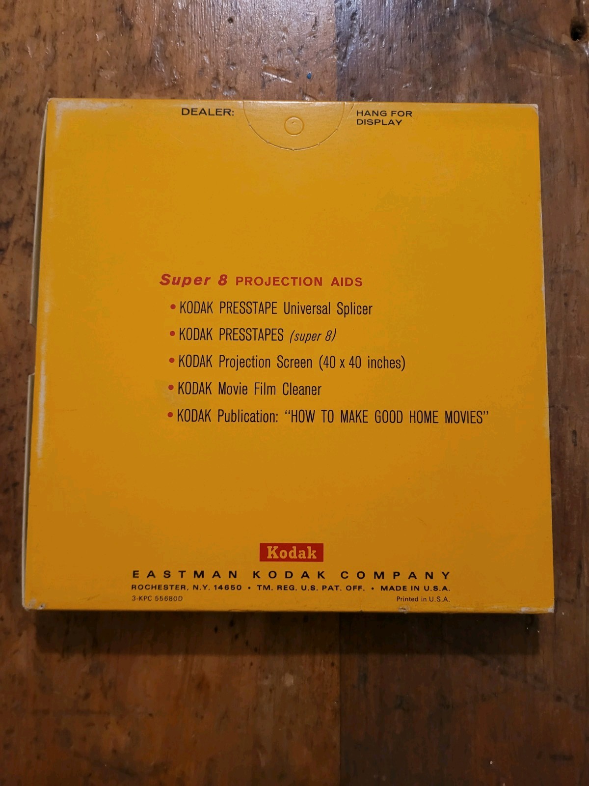 Vintage Kodak Super 8mm Movie Reel 400 feet NOS storage box & jacket