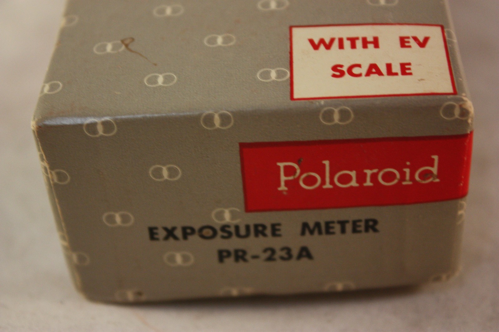 Vintage Polaroid PR-23A Exposure Meter EV Scale In Original Box General Electric