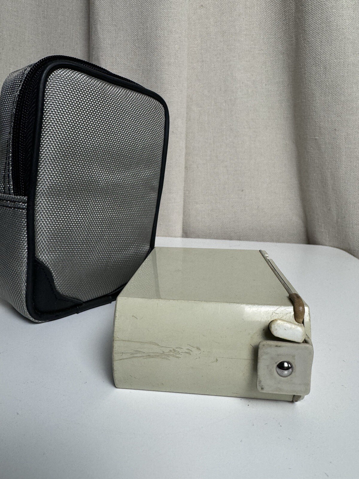 Vintage Metz MECABLITZ 112 Camera Flash With Vintage Camera Bag