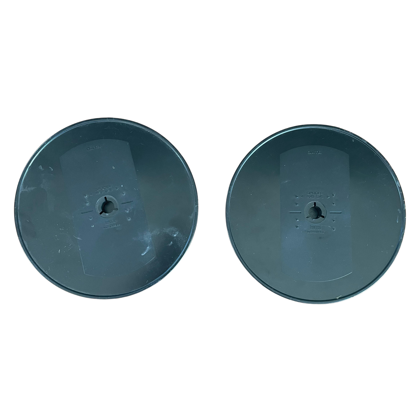 x2 Kenco Plastic Super 8mm Canister Reel Combo 7 inch Diameter holds 400 Feet