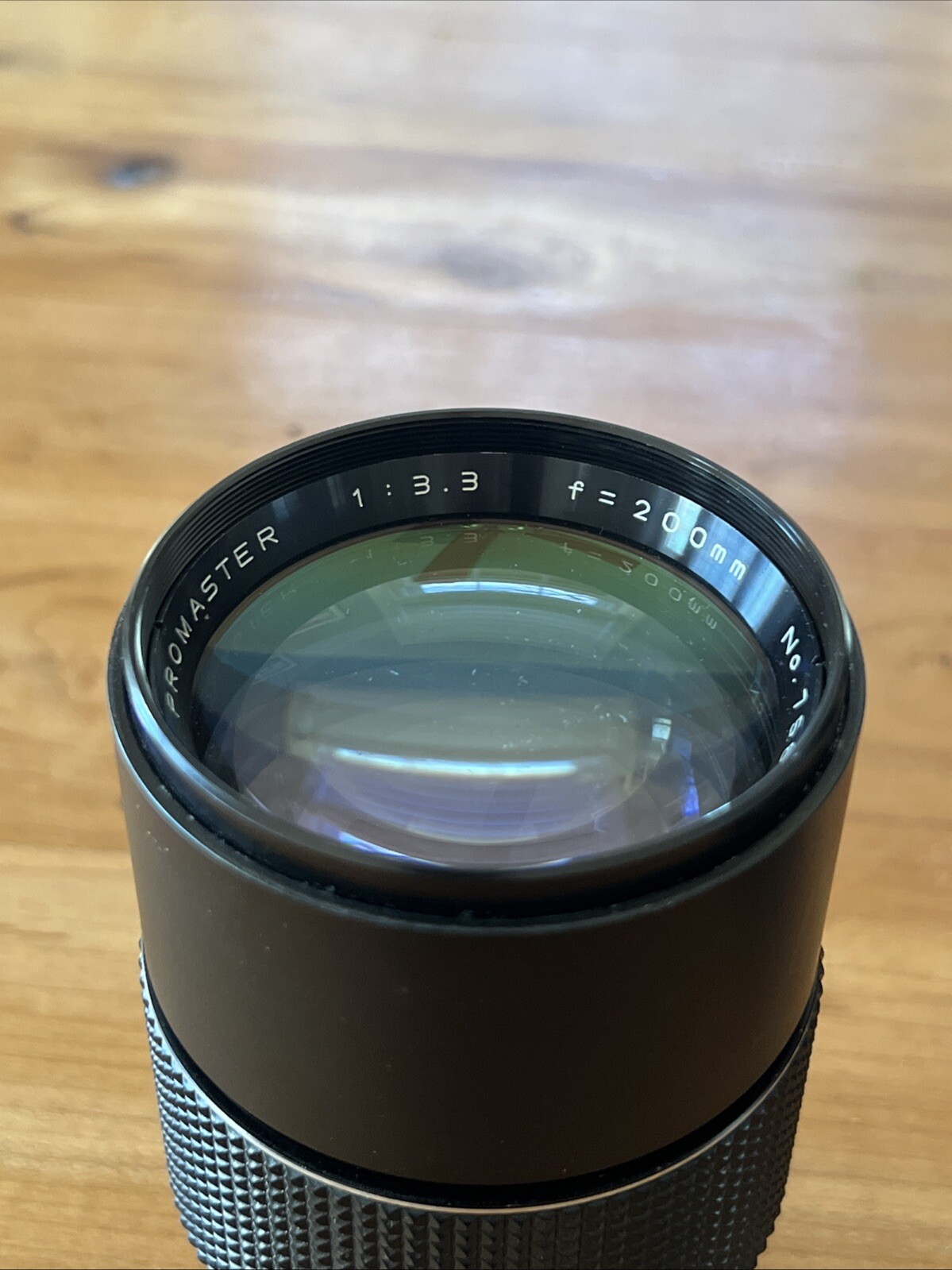 Promaster 200mm f3.3 lens. Canon FD Mount – manual focus