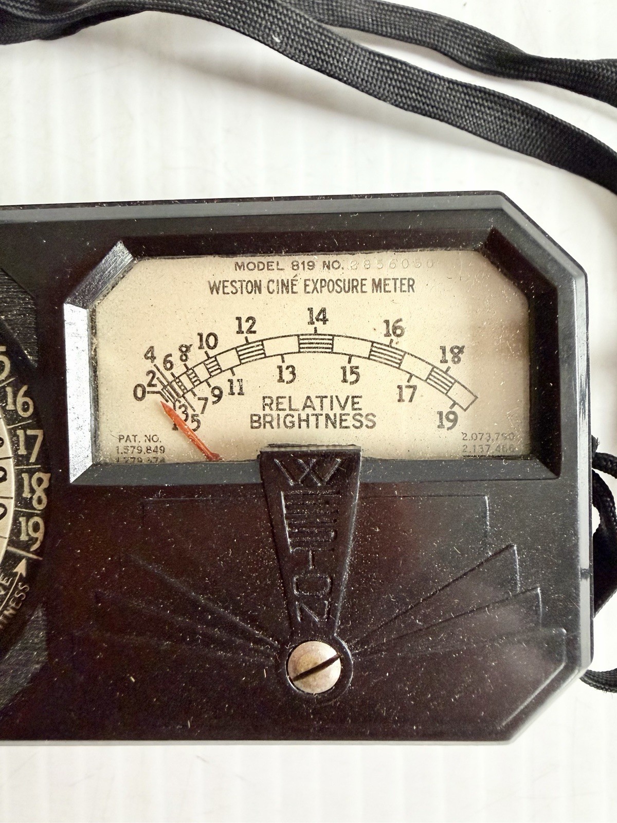 Vintage Weston Cine Model 819 Exposure Light Meter with Box