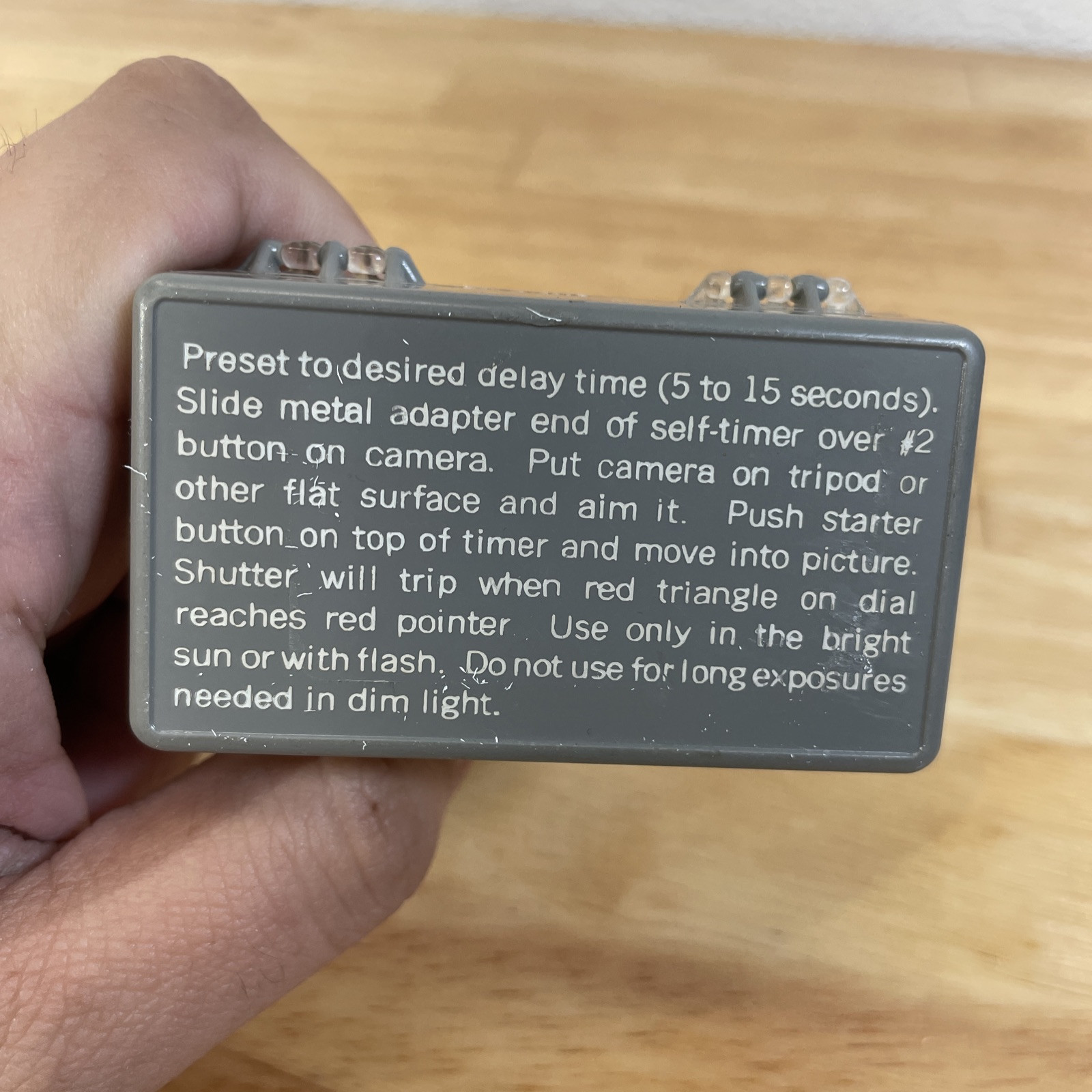 Polaroid Self-Timer #192 – For Polaroid Color Pack Cameras