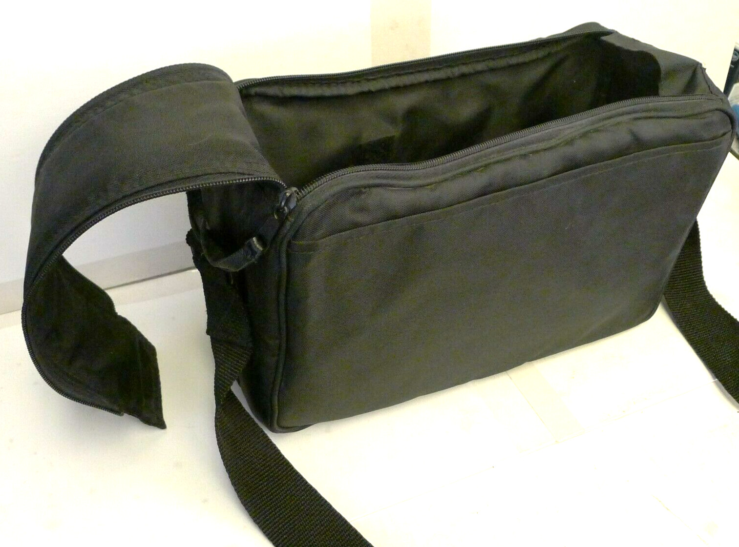 Polaroid Black Compartment Nylon Padded Zipper Case for Camera & Accessories