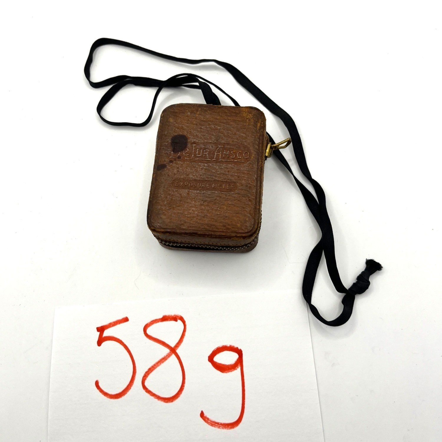 Vintage DeJur-Amsco 5B Exposure Meter With Case & Neck Strap 58g