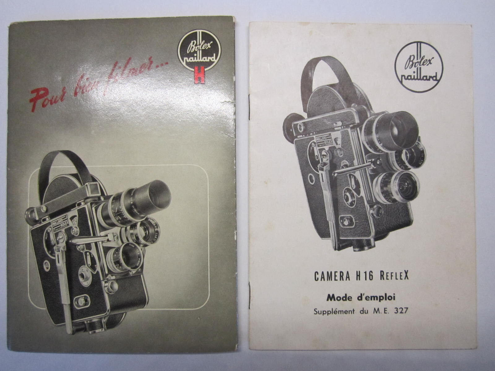 ‘GERMAN LANGUAGE MANUAL’ for BOLEX H16 REFLEX + NON REFLEX 16mm movie camera