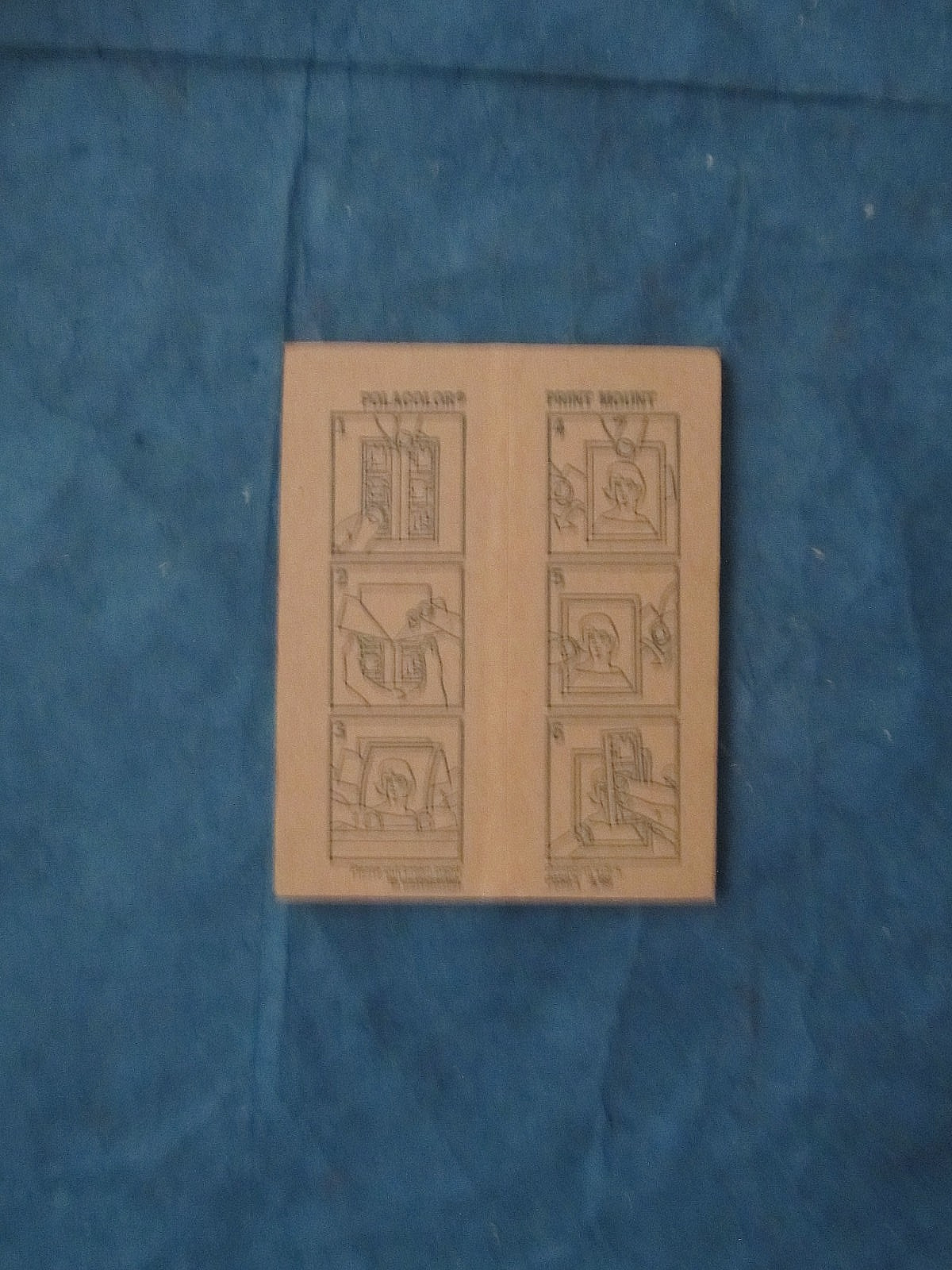 Vintage Polaroid Land camera Polacolor print mounts