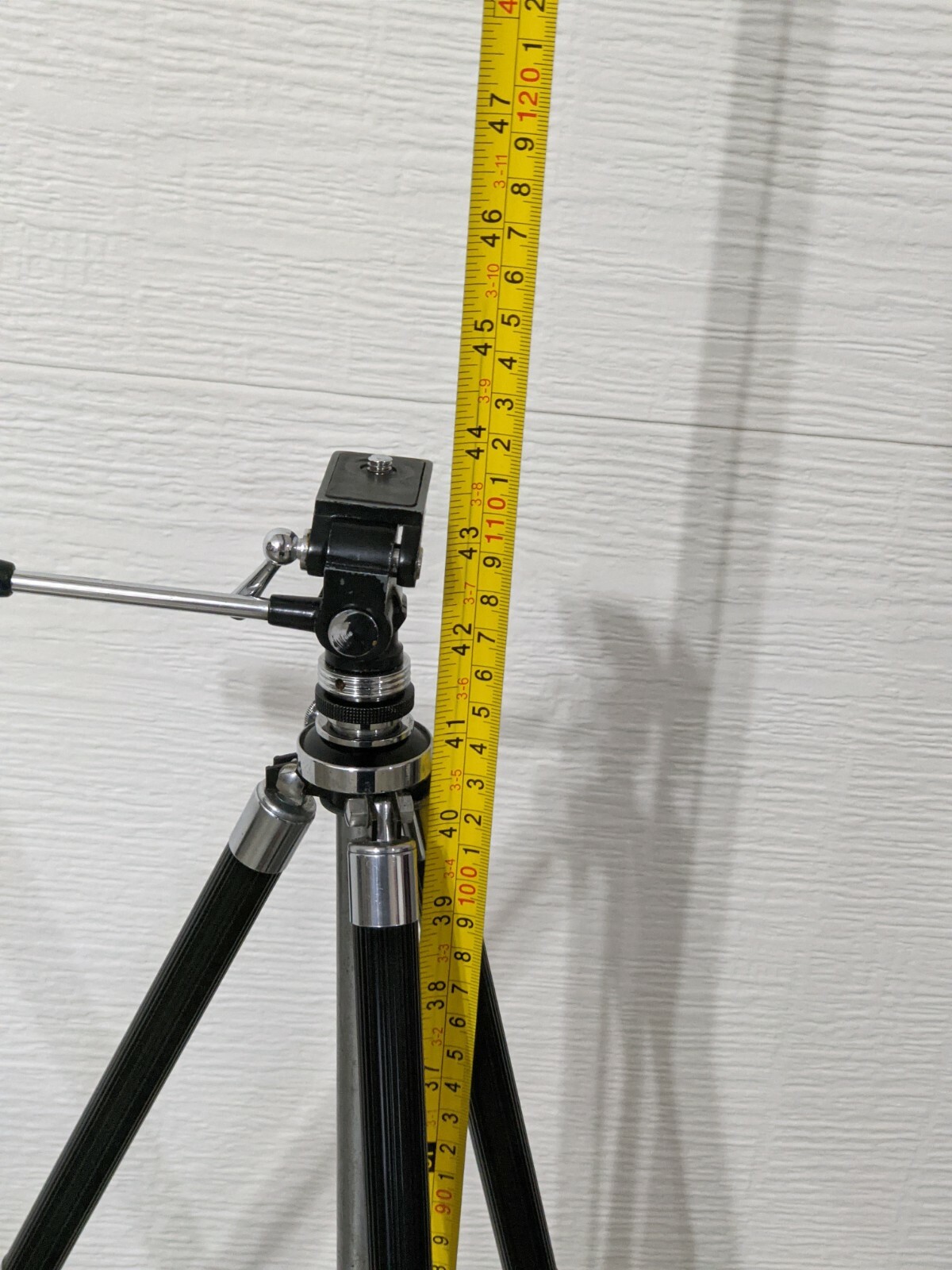 Vintage Adams Compact Tripod 8 Section Elevating Type 67-2145 W/ Carrying Case