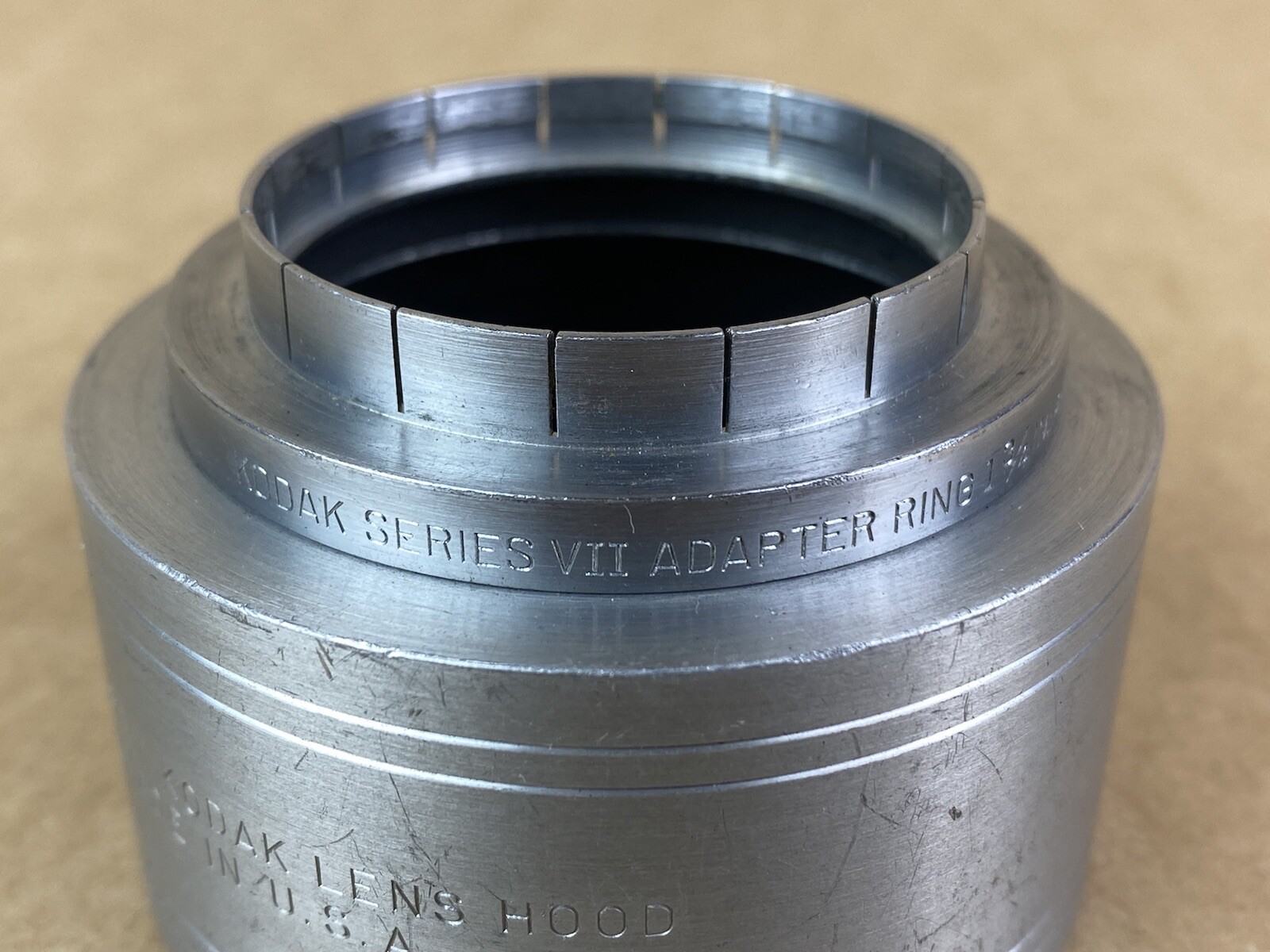 Kodak Series VII Metal Lens Hood W/ Adapter Ring 1 3/4 44.5mm