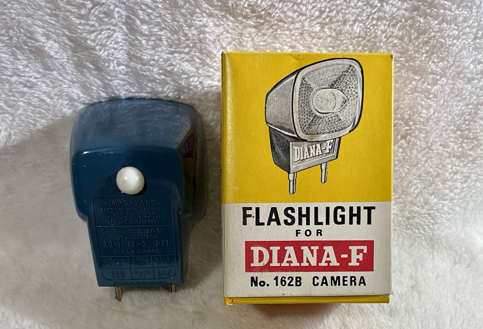 Vintage Diana-F Flashlight No. 162B, Use W/ Diana-F Camera, New In Original Box