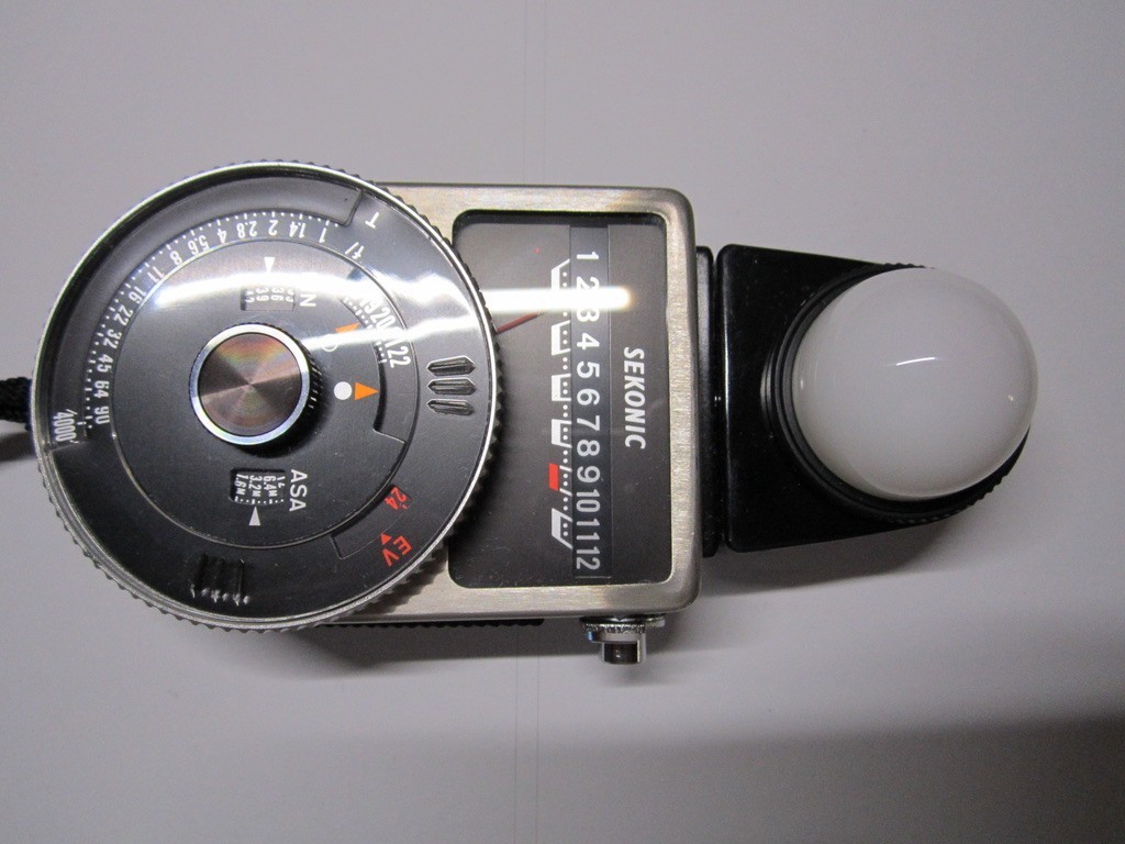 SEKONIC PRO EXPOSURE LIGHT METER for BOLEX 16MM MOVIE CAMERA WORKING BEAUTY!