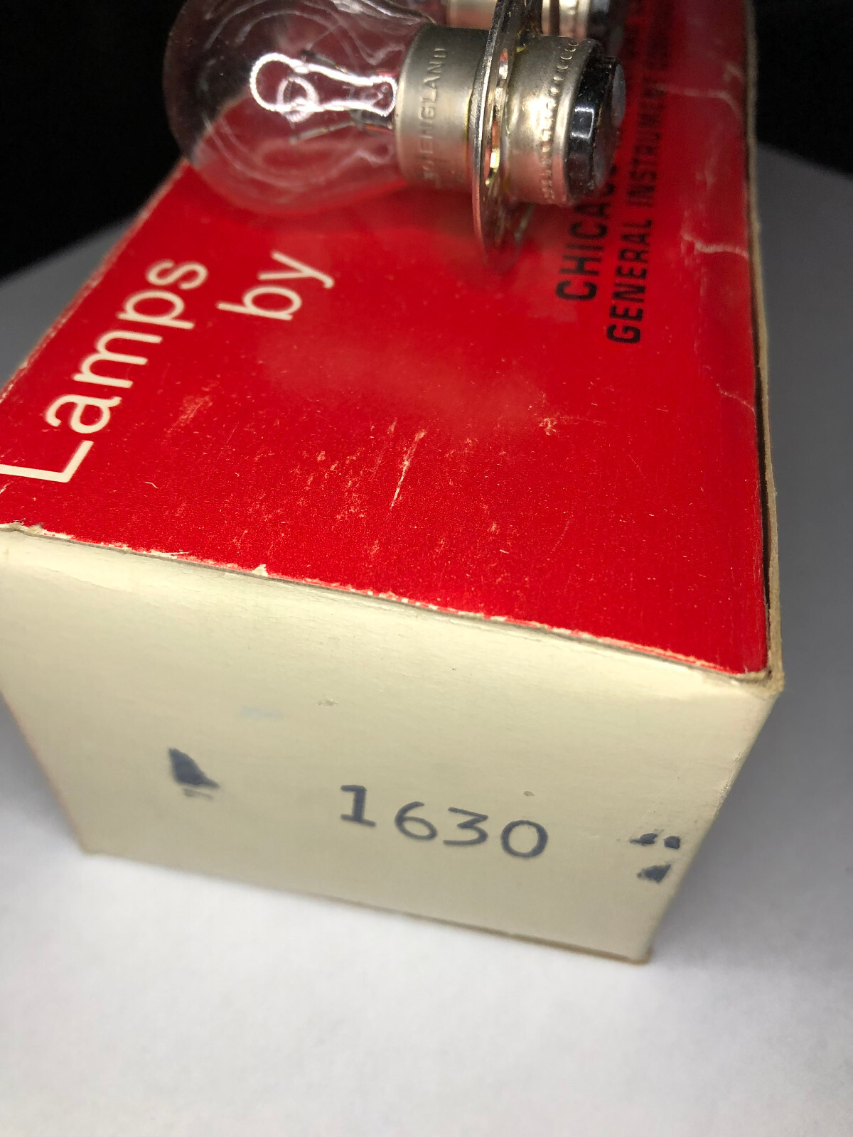 GM 1630 Lamp Incandescent Light Bulb 6.5V 2.75A – Lot of 2 – Made in England