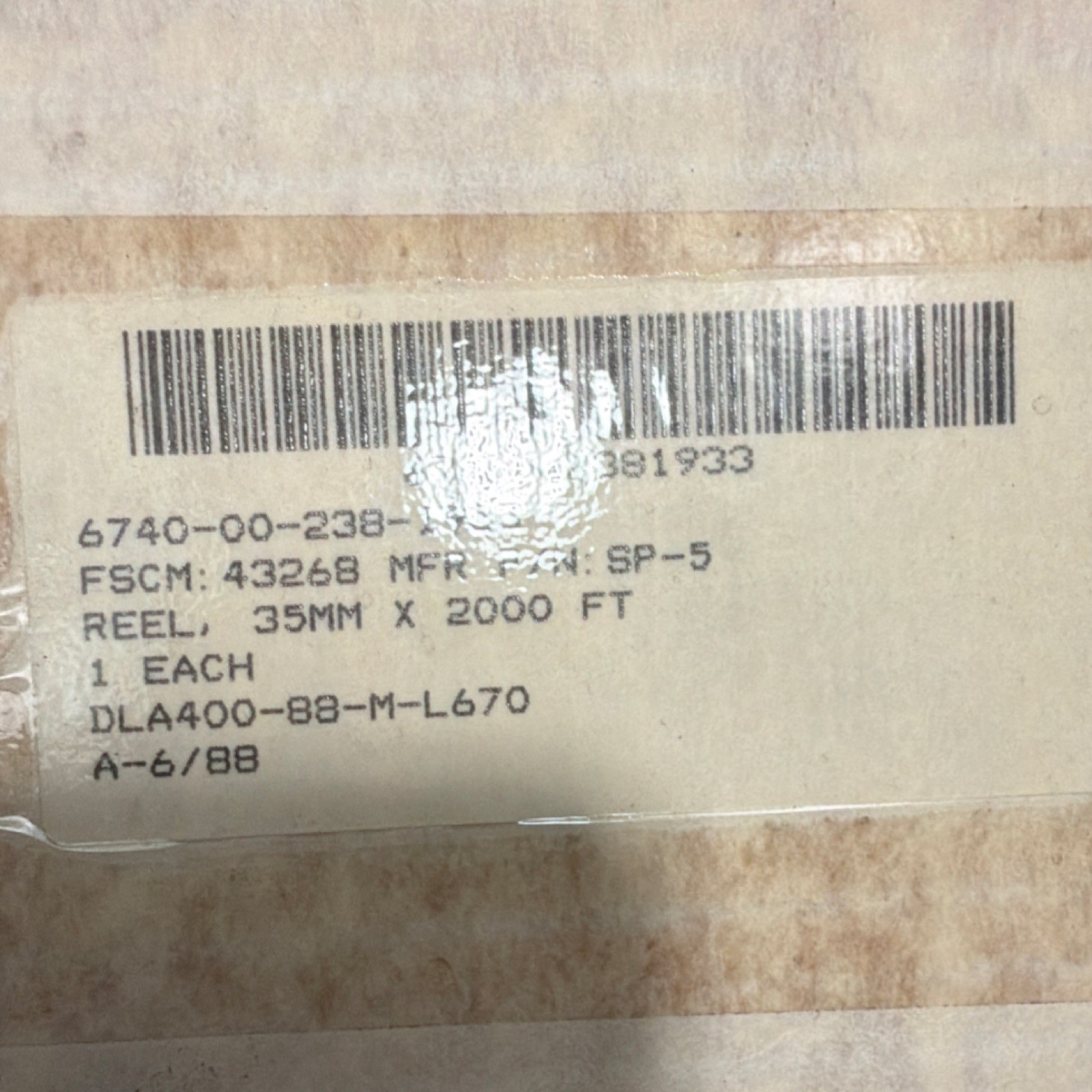 NOS Neumade RW-3 Film Rewinder Set 2000ft 35mm Military 6740-00-238-1933 NIB