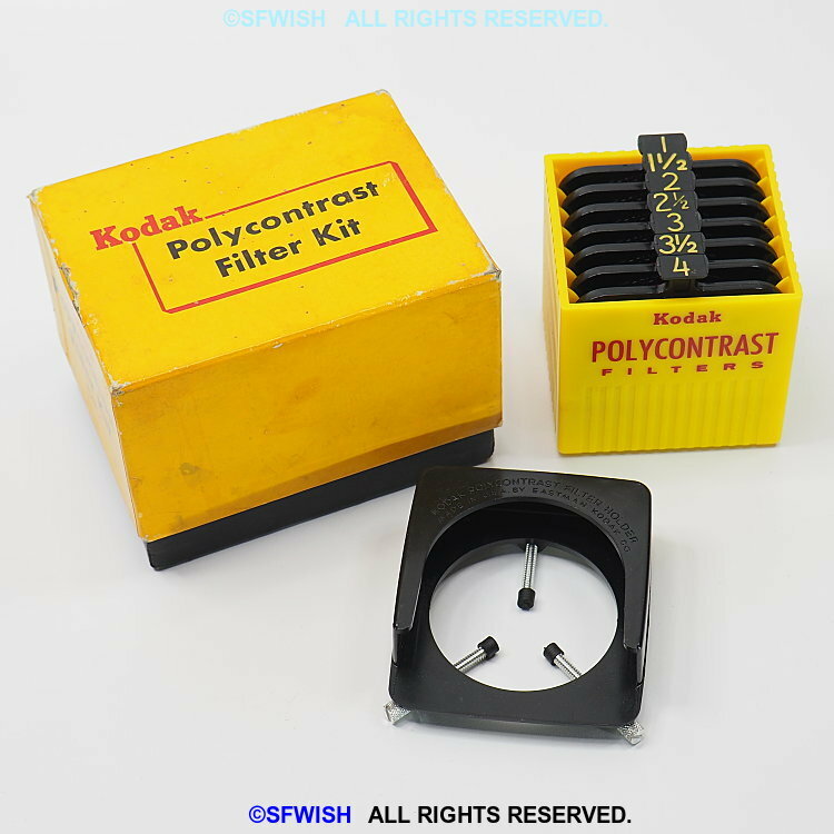 Vintage Kodak Polycontrast Filter Kit ++FREE SHIP!