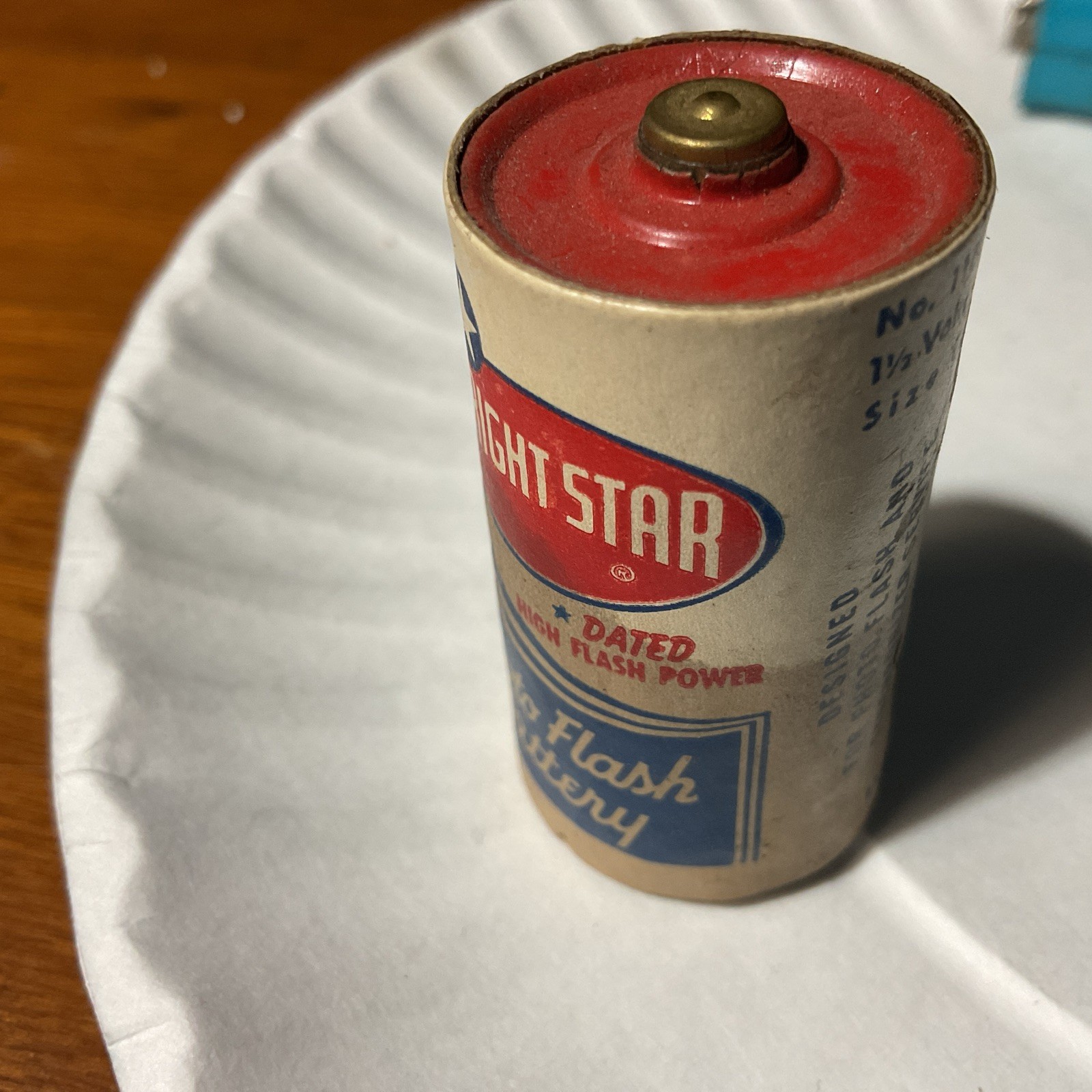 Vintage Bright star Photo Flash C Cell Battery Freshness Dated 3-59