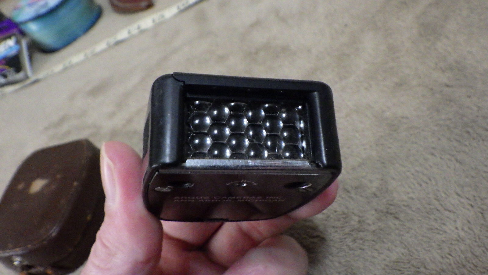 Argus L3 Camera Light Meter West Germany Leather Case