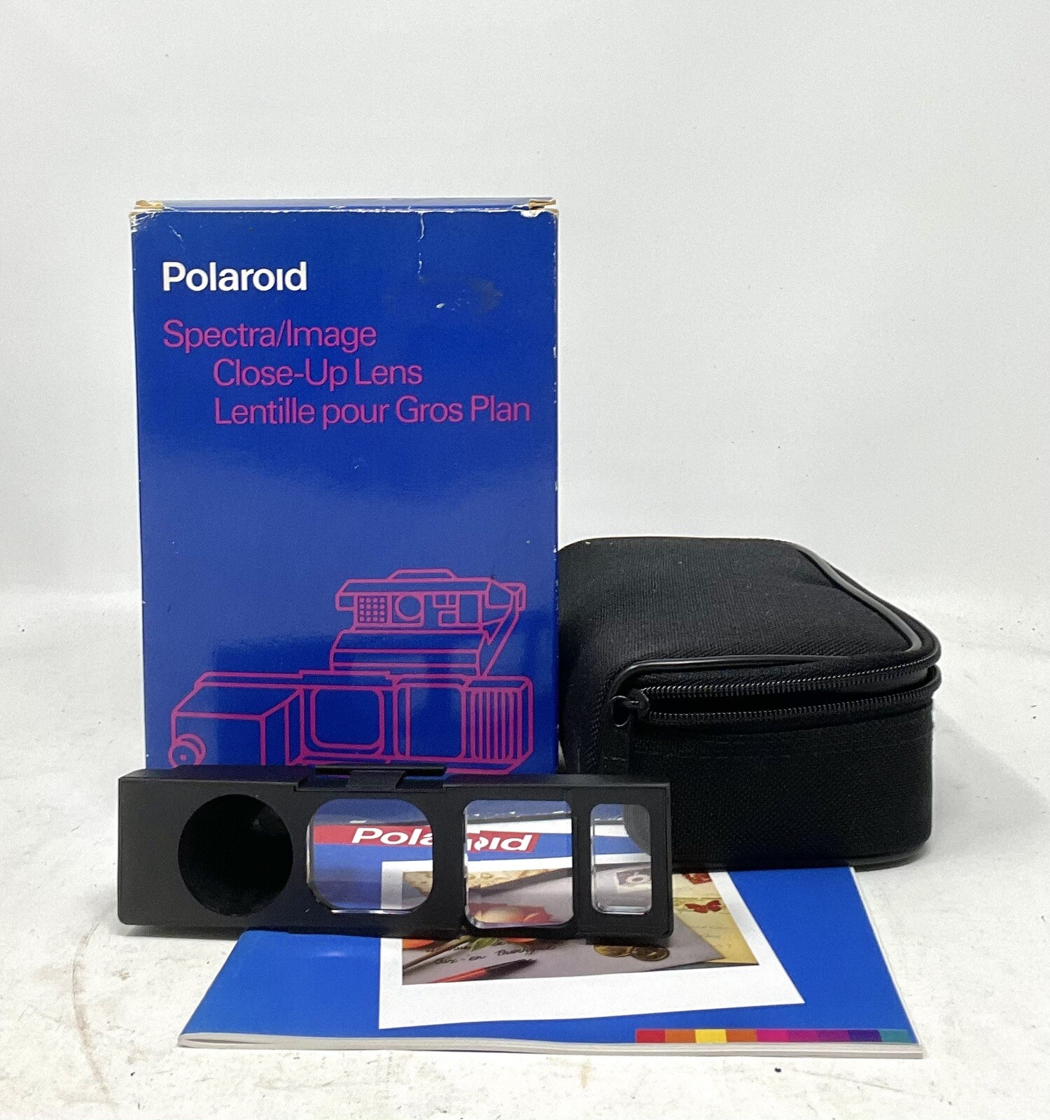Vintage ￼Polaroid F112 Spectra/Image Close Up Lens with Case & Original Box