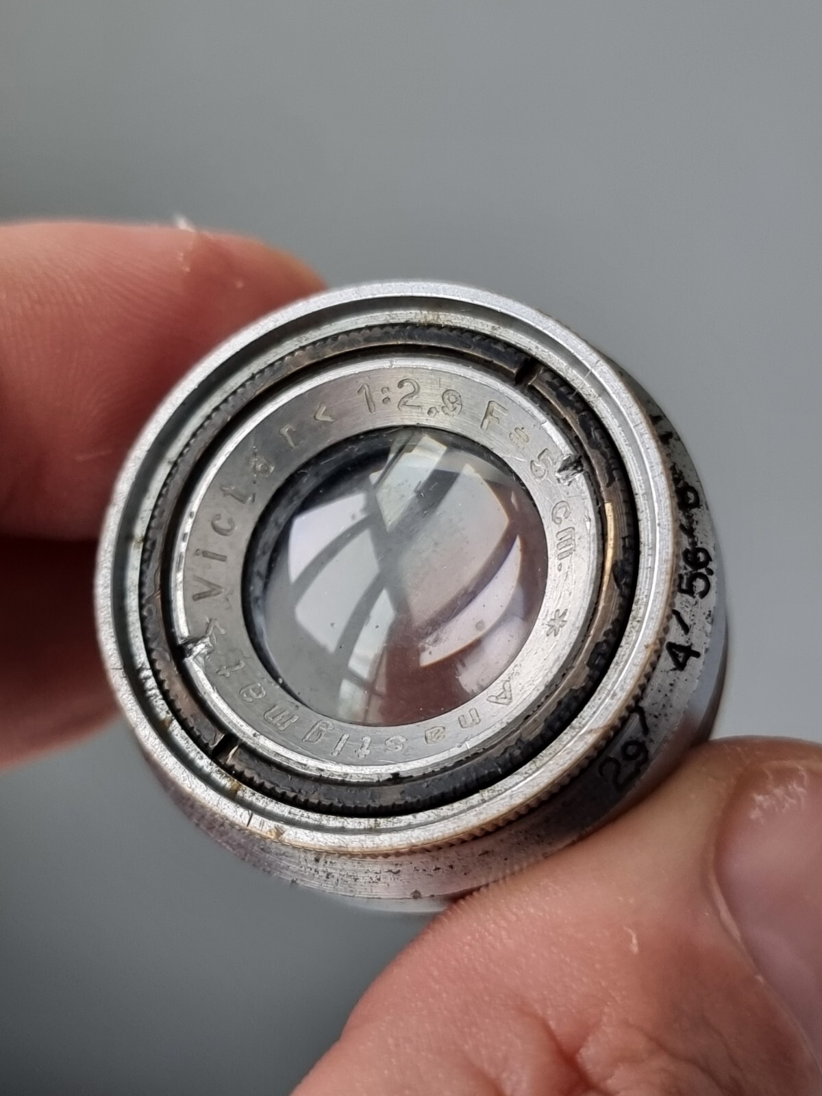 Vintage lens Anastigmat Victar 1-2,9 F=5cm