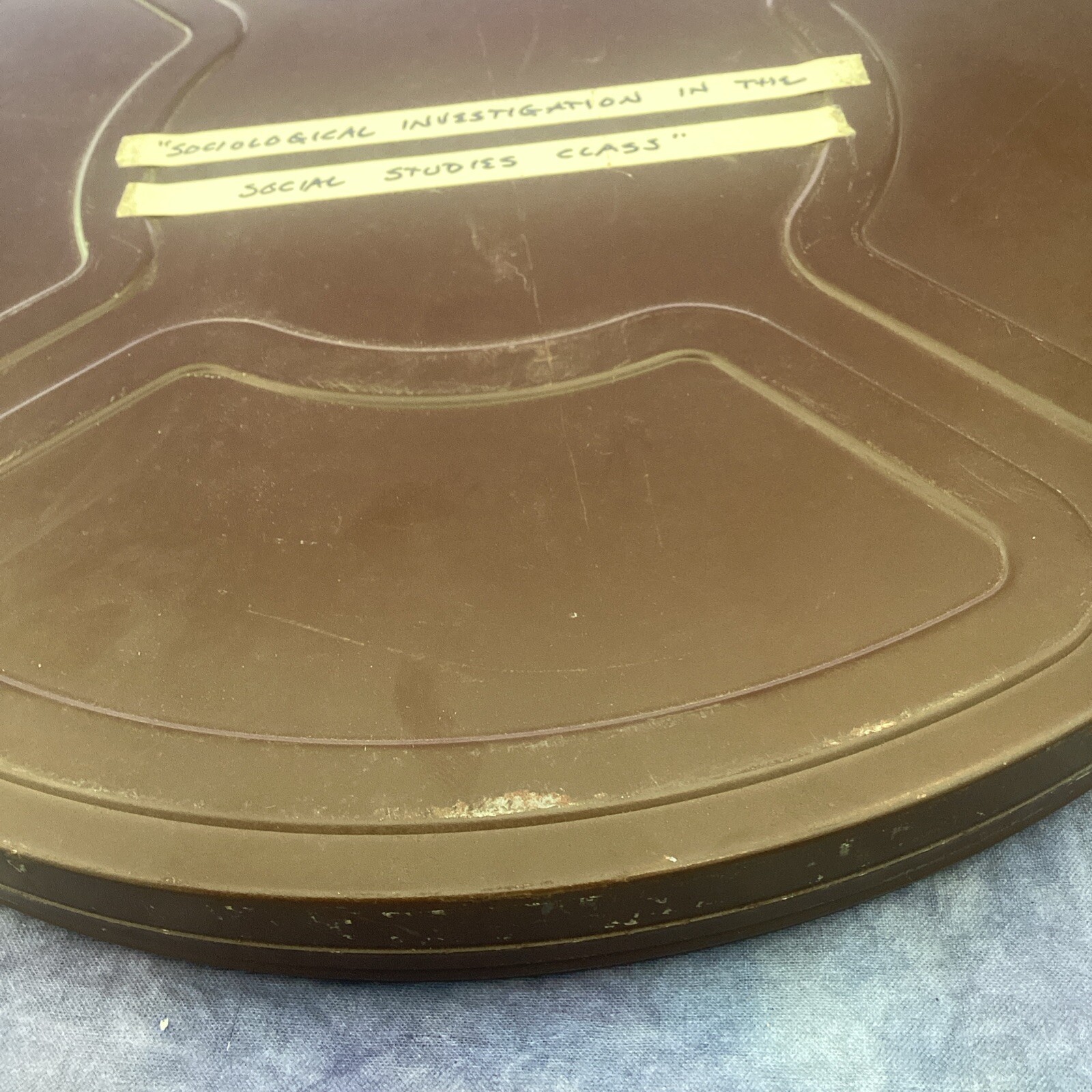 Vintage Goldberg Brothers Film Reel & Cannister- READ