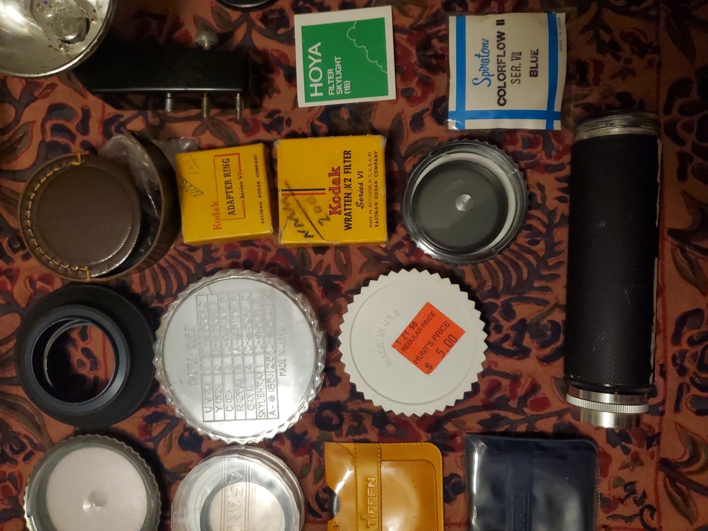 Vintage Photography Camera Lens Accessory Lot Old House Estate