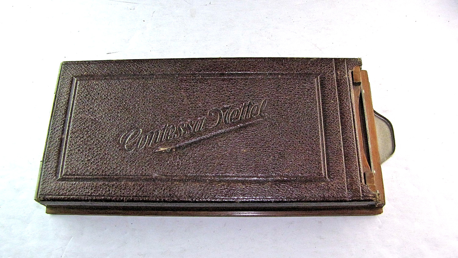 Contessa Nettel Stereo Camera Film Back Antique Tropical