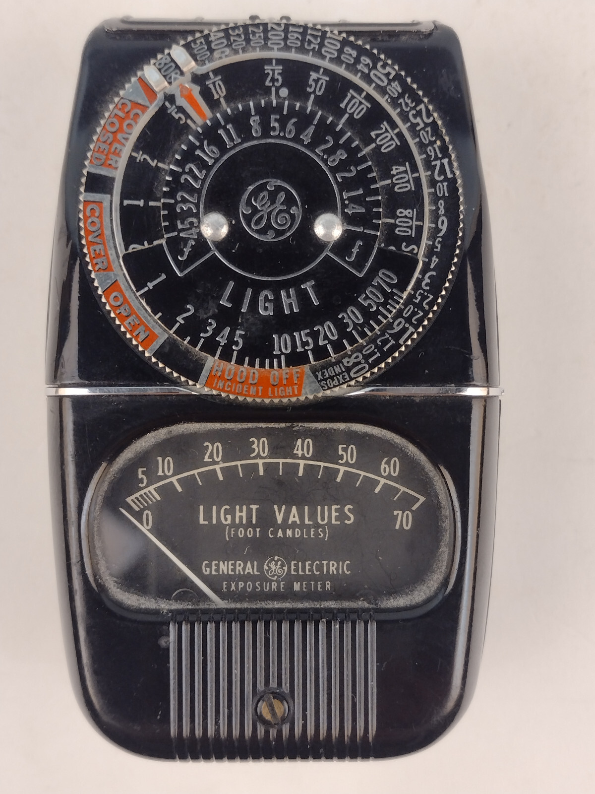 Vintage 1940’s GE Exposure Light Meter 8DW58Y4 Working No Case