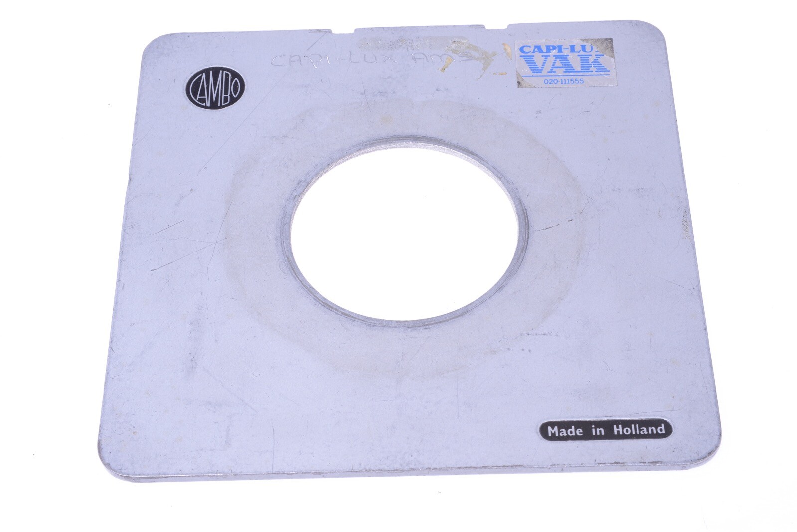 ✅ CAMBO LENS BOARD, PANEL, PLATE CAMERA 66MM, COPAL 3 & COMPUR 3 HOLE
