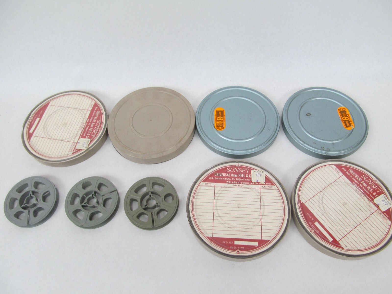 Empty Film Cannisters and Reels Vintage