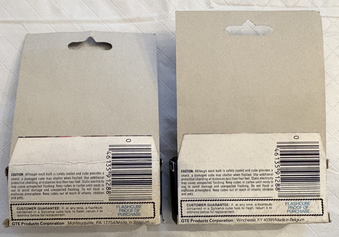 VTG 2 Packs (3 Each) SYLVANIA BLUEDOT FLASHCUBES – Standard Flashcube Cameras c