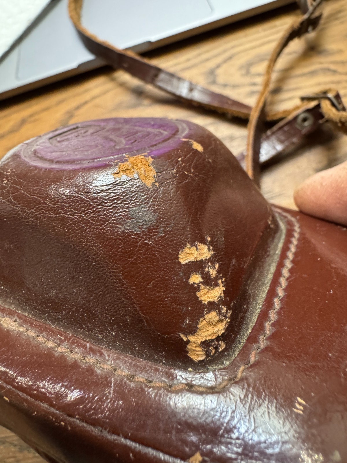 Vintage WZFO Alfa 35mm Leather Film Camera Case (AM27)