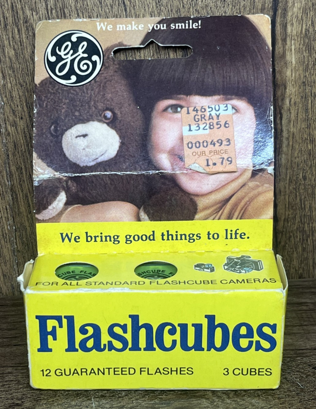 NEW Vintage GE Flashcubes 3-Cubes General Electric Cameras 12 Flashes