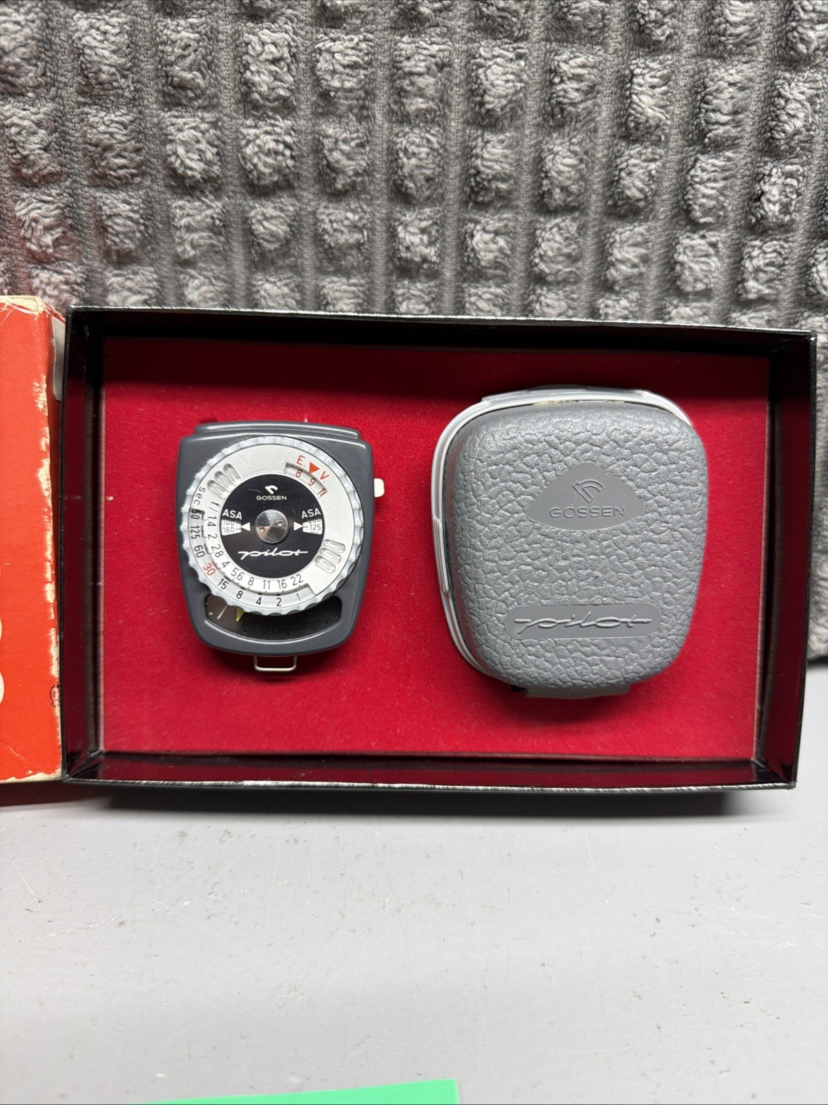 Gossen Pilot Precision Exposure Meter with Box Case & Manual