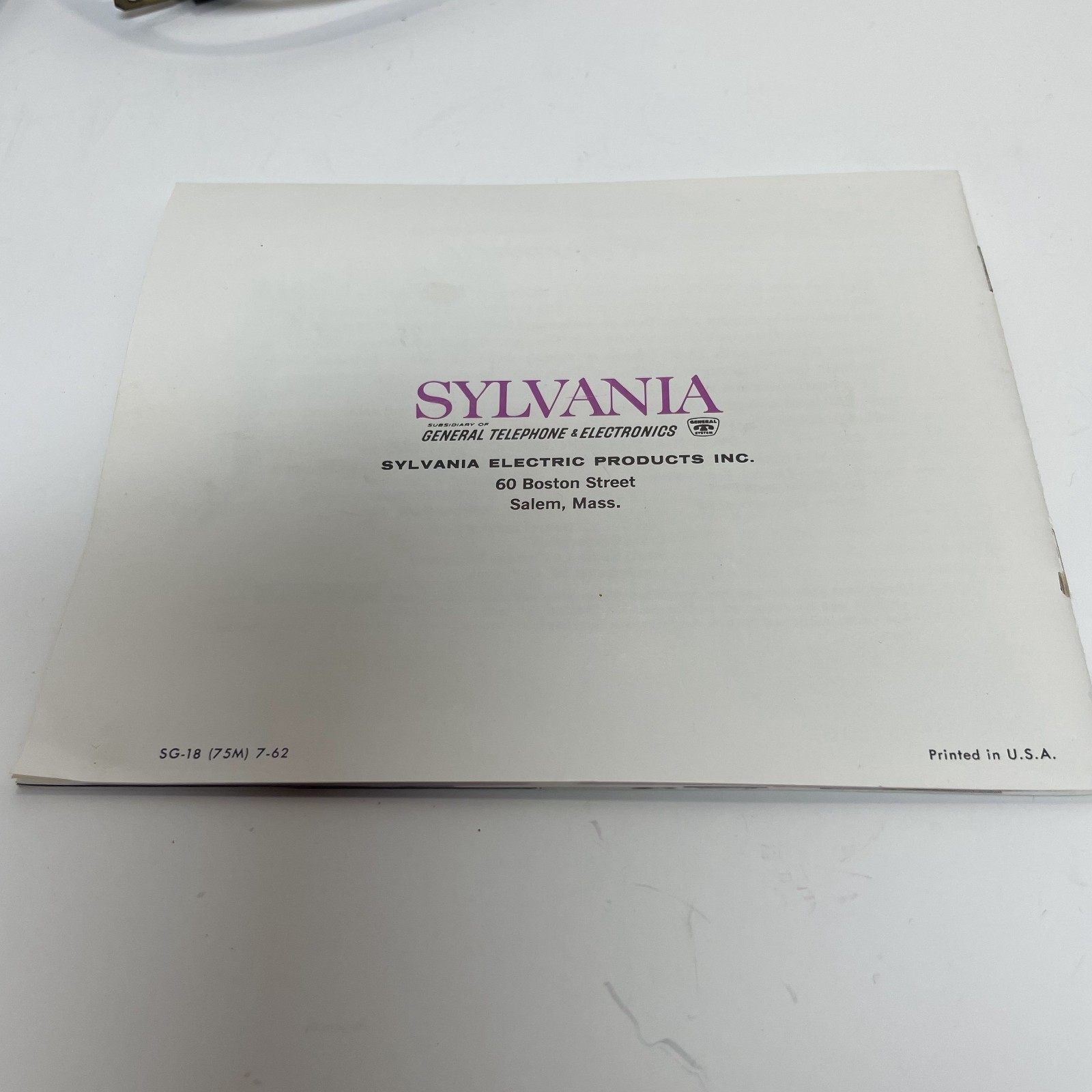 Vintage Sylvania Sun Gun Movie Light SG-50 W Original Box & Manual, Works Well