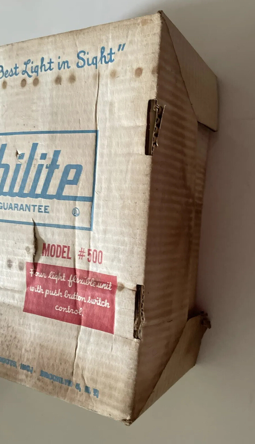 Mobilite Industrial Home Movie Lighting Flex Model 500 W/ Box & 4 Bulbs NOS