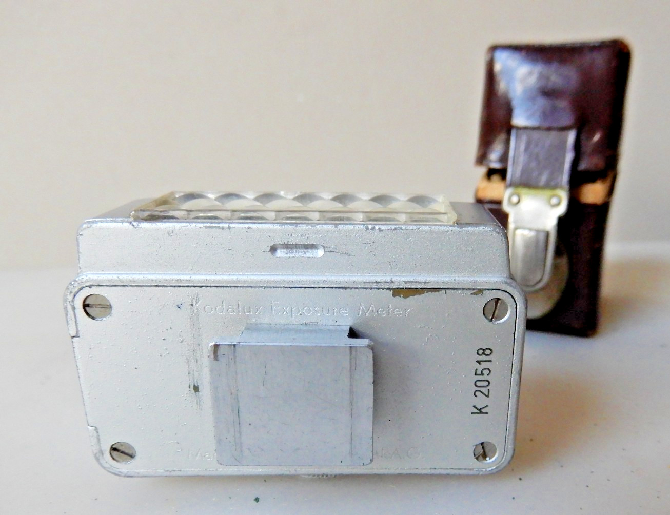 Kodalux Exposure Meter made in Germany c.1955 with Original Leather Case