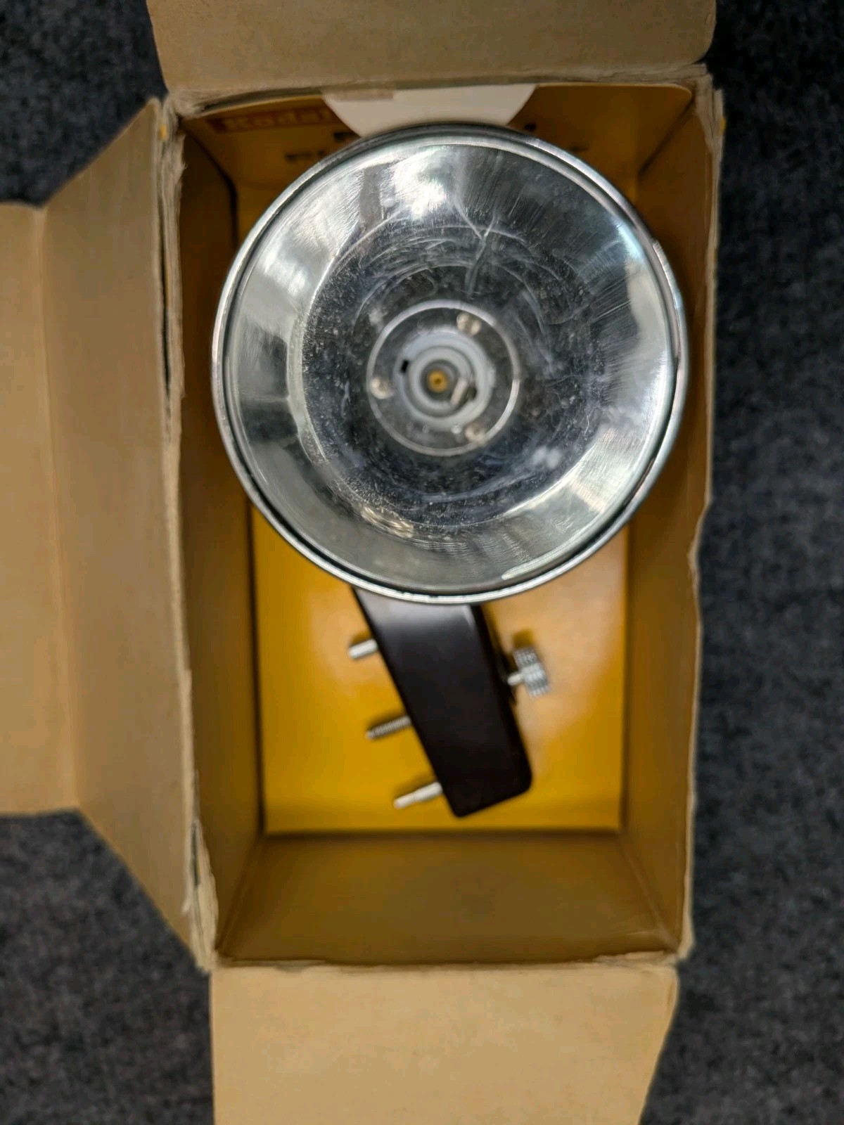Vintage Kodak Kodalite Midget Flasholder w/ Box Camera Flash Lumaclad Reflector