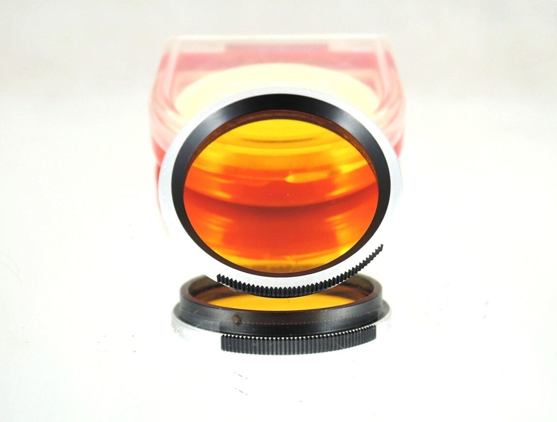 Flexaret G3 B36 Orange Filter MEOPTA Genuine Accessories Bayonet Good Glass