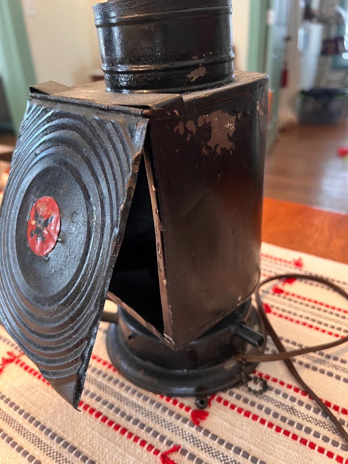 Vintage Ideal No. 2 Darkroom Illuminator Lantern Modified Working Lamp