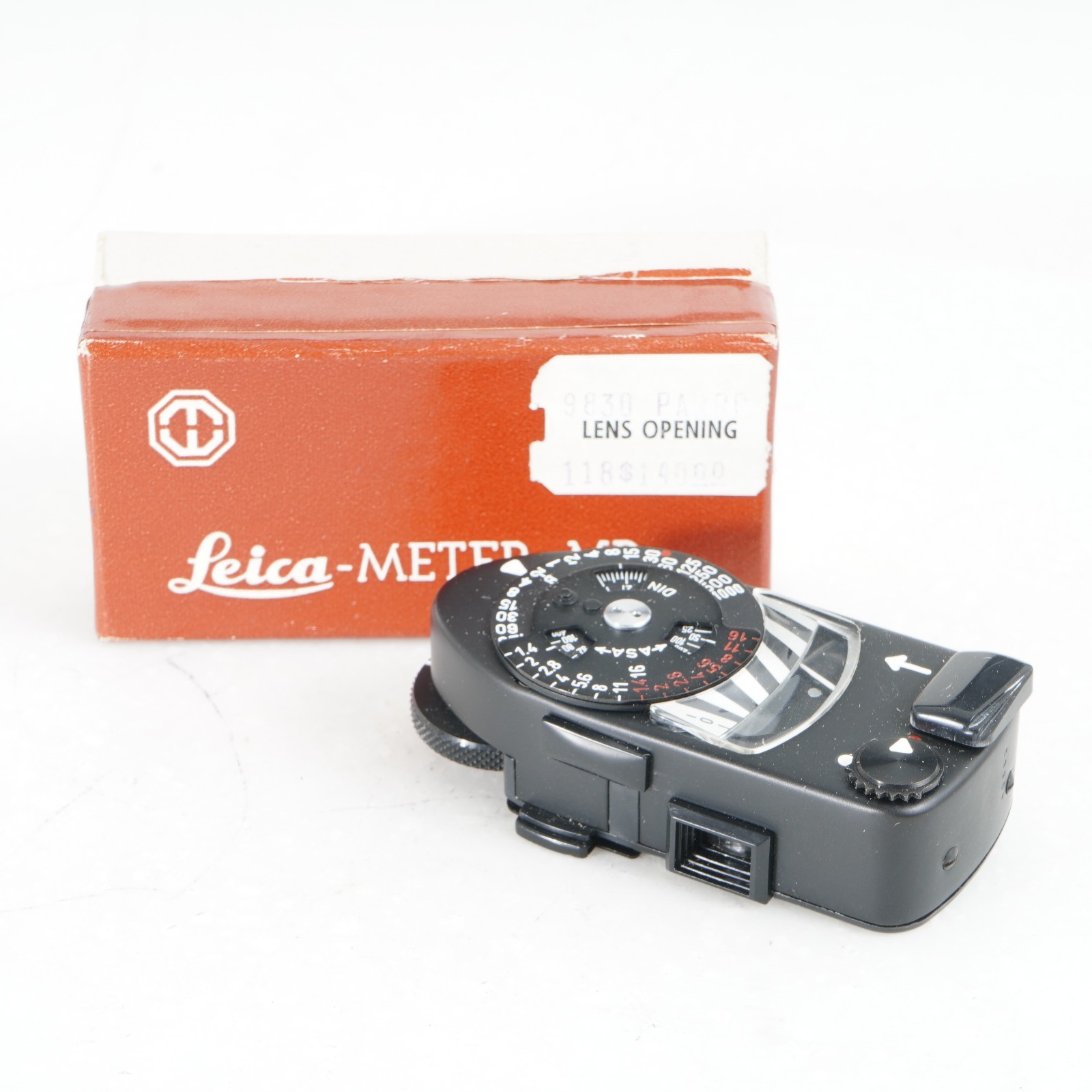 :[EX+++] Leica MR-4 Black Chrome Light Meter w/ Box for M3 M2 M4 MP – Works!