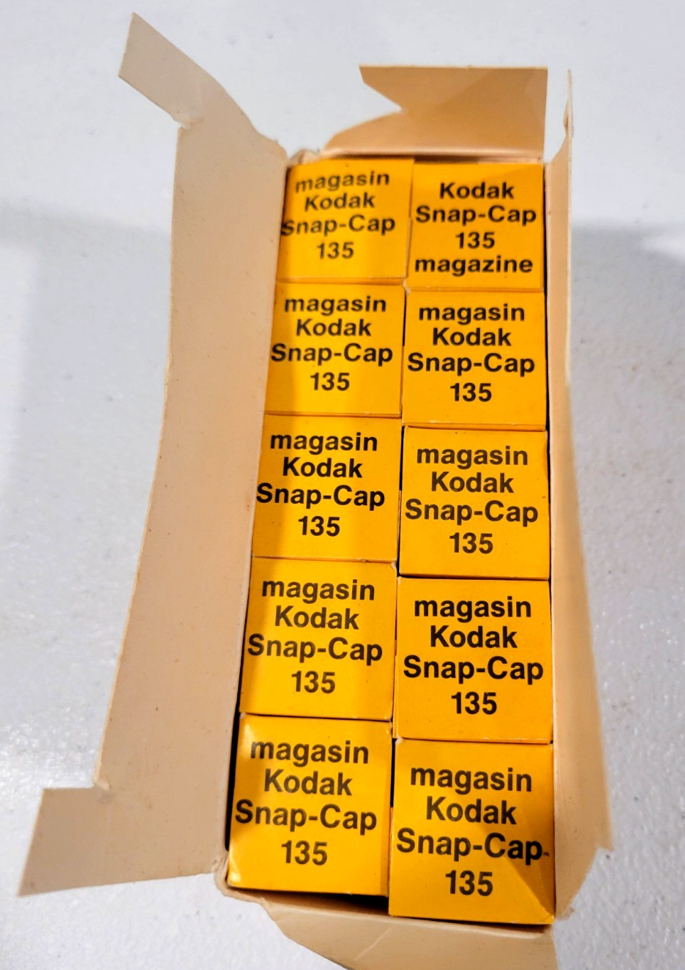Vintage Kodak Snap-Cap 135 Magazines Lot of 10 – Sealed CAT 141 8656 Magasin S17