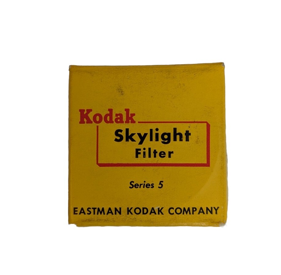 Vintage KODAK Tiffen FILTERS Lens ADAPTER RINGS Plastic Cases Boxes