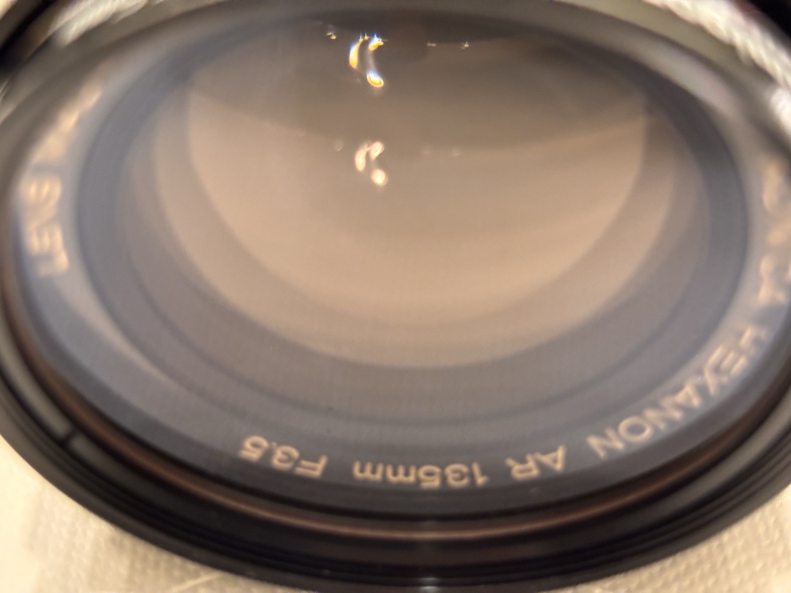 KONICA HEXAR AR 135MM F/3.5 PRIME TELEPHOTO LENS – GREAT COND.
