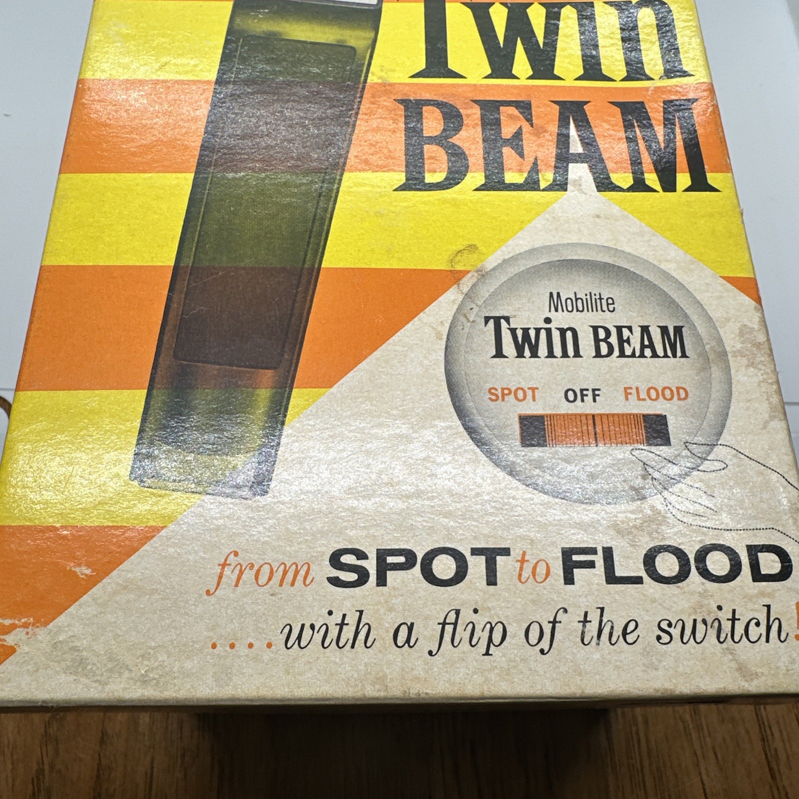 Vintage Mobilite Twin Beam Tilt Spot And Flood Light 3400K Flex Electric Works