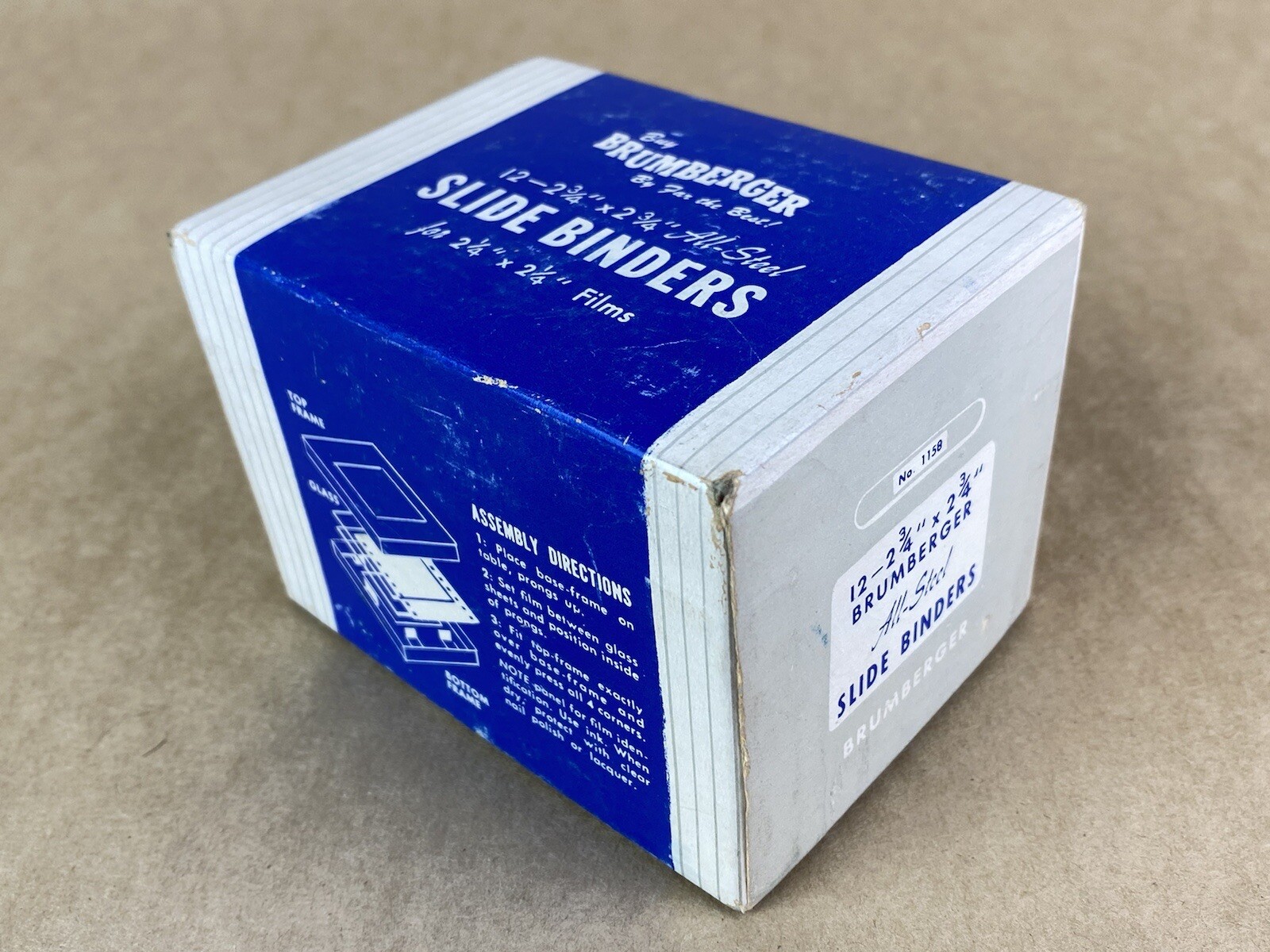 Brumberger Slide Binders 2 3/4 x 2 3/4 For 2 1/4 x 2 1/4 Films