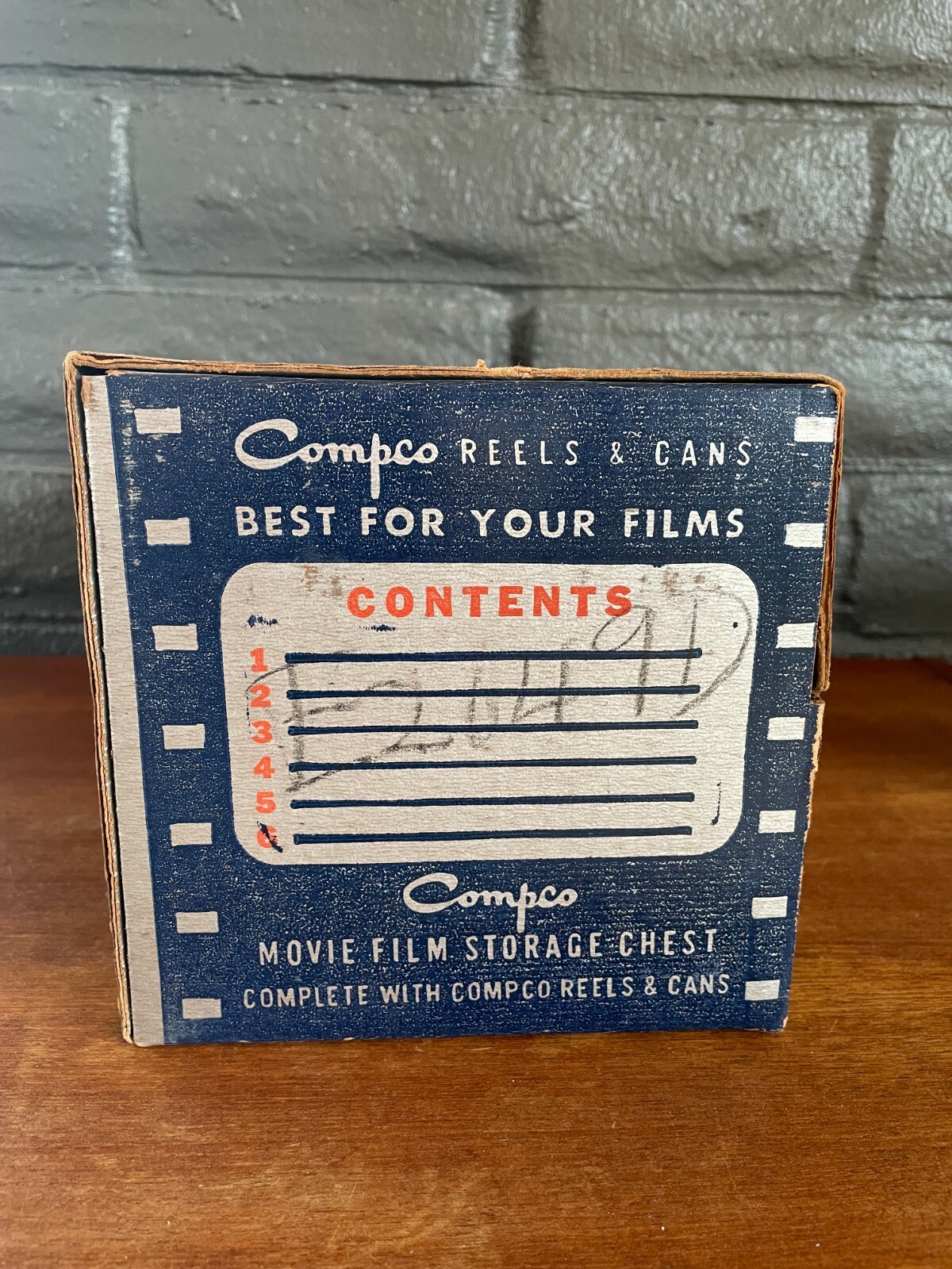 8mm Film Compco ReelChest PAK 6 Sets Compco Precision 5 Inch Reels & Cans