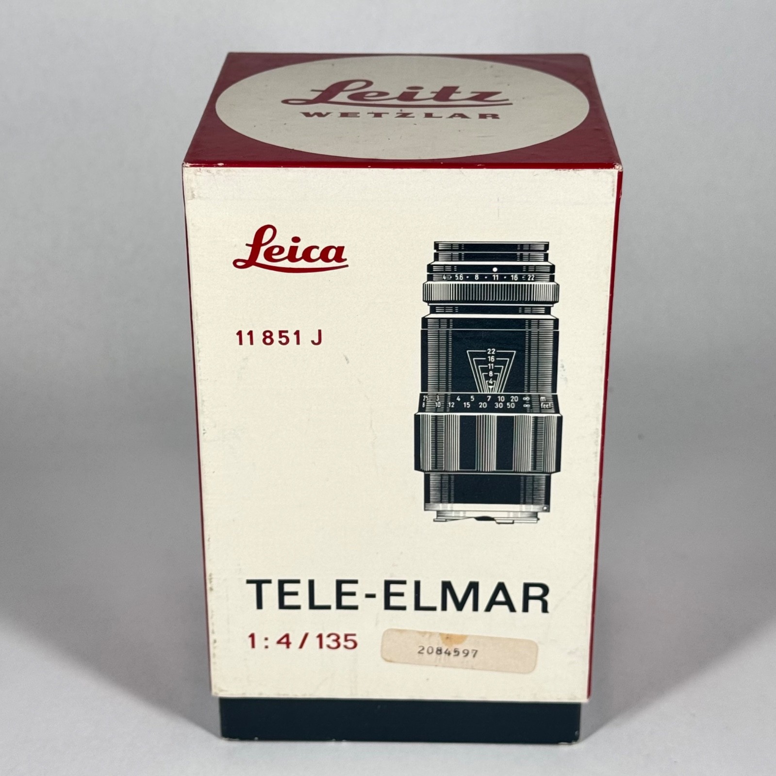 Leica Original Lens Box for TELE-ELMAR-M 135mm f/4 (11851)